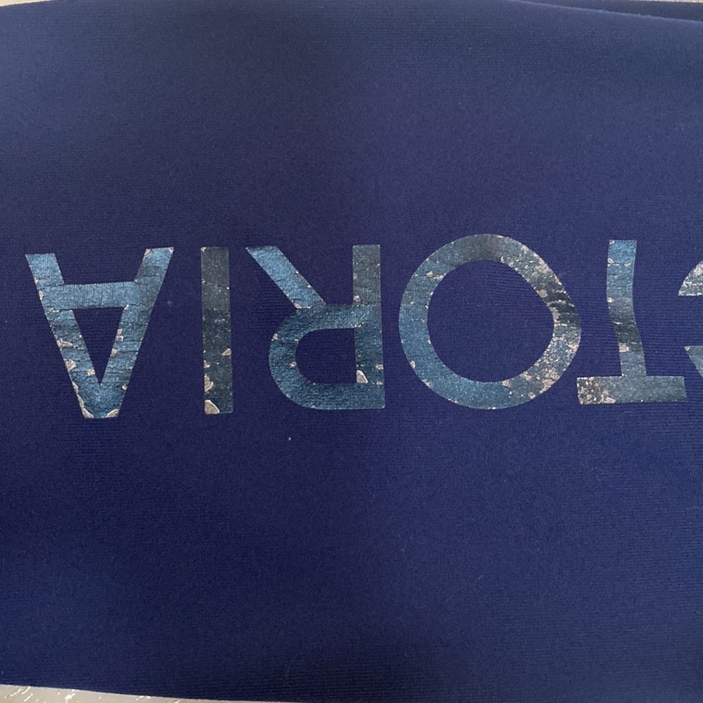 VS Sport Knockout Leggings Royal Blue High Waist Gym Workout Pants XL - Picture 5 of 7